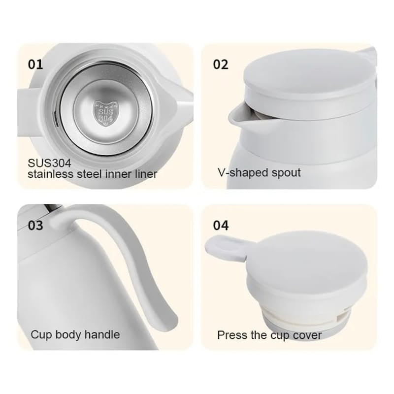 1.5L Double-Walled Stainless Steel Water Jug